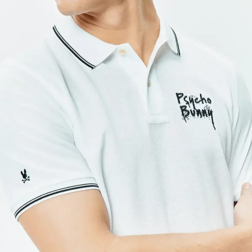 Psycho Bunny | Men's Duncan Pique Polo Shirt — view 2