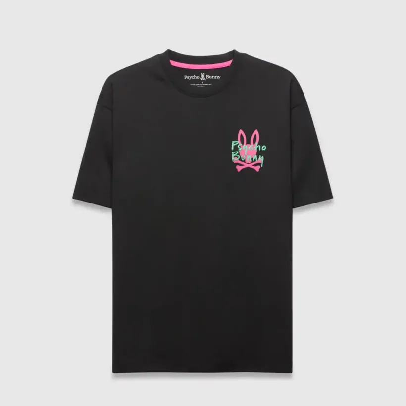 Psycho Bunny | Men's Duncan Wordmark Relaxed Fit Tee
