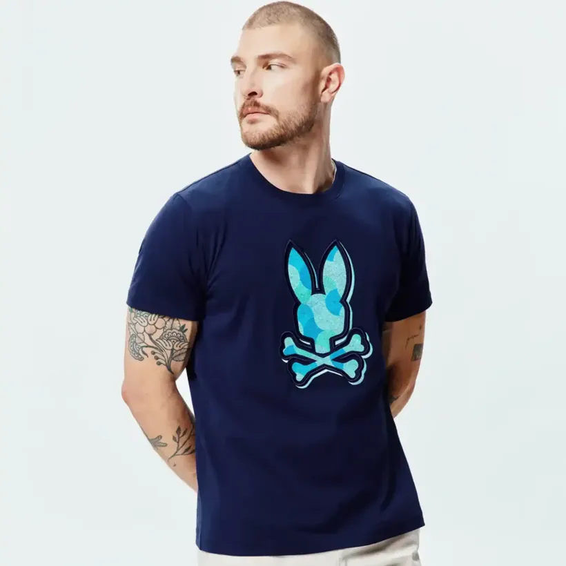 Psycho Bunny | Men's Ethan Graphic Tee — view 3