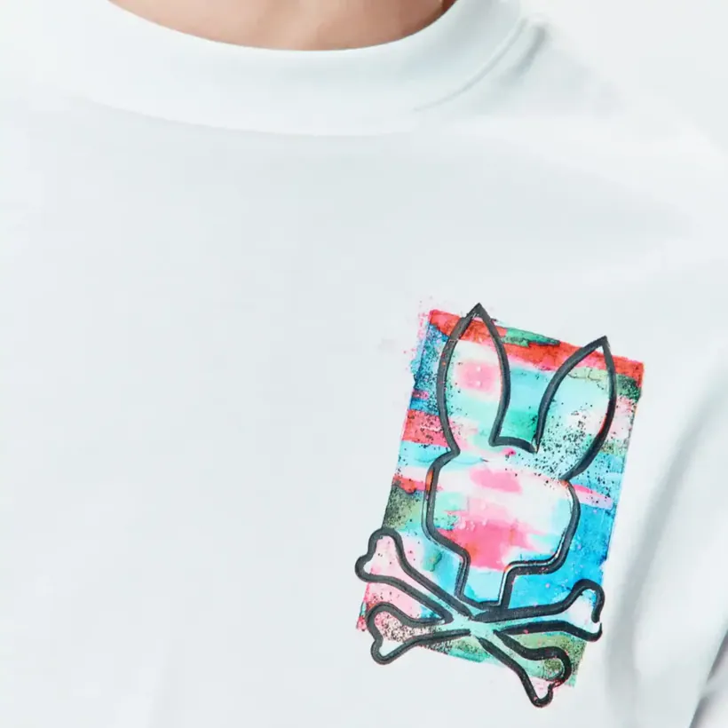 Psycho Bunny | Men's Isaac Relaxed Fit Graphic Tee — view 2